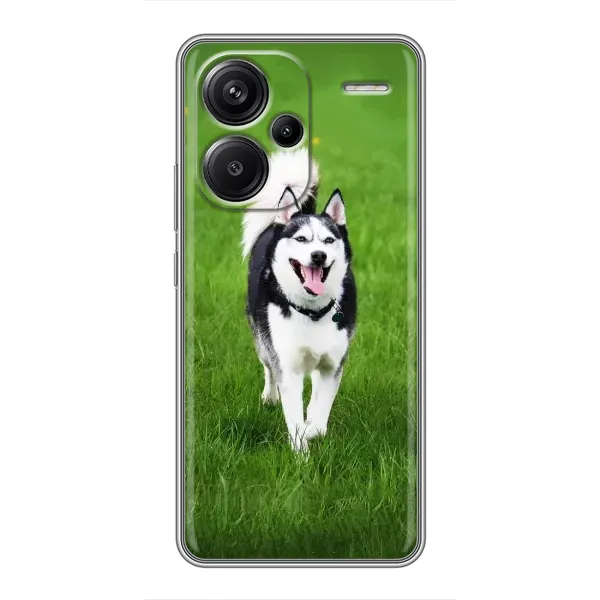 Чехол с принтом «Радостный Хаски» для Xiaomi Redmi Note 13 Pro Plus Чехол с принтом «Радостный Хаски» для Xiaomi Redmi Note 13 Pro Plus