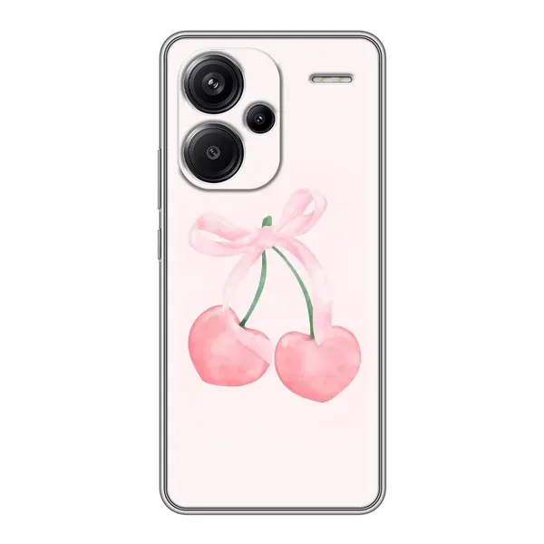 Чехол с принтом «Розовые вишни» для Xiaomi Redmi Note 13 Pro Plus
