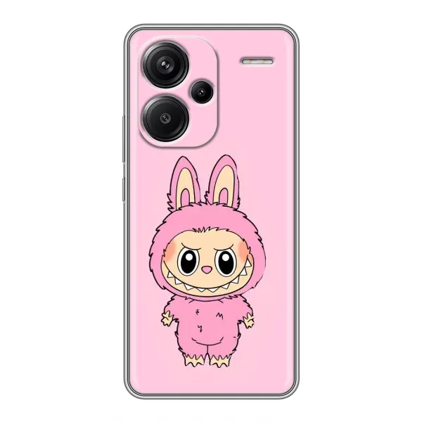 Чехол с принтом «Розовый Лабубу» для Xiaomi Redmi Note 13 Pro Plus