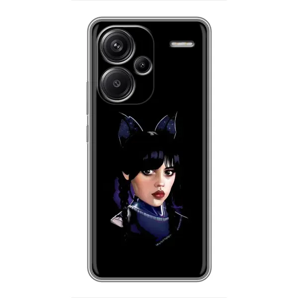 Чохол з принтом «серйозна Венздей» для Xiaomi Redmi Note 13 Pro Plus
