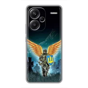 Чехлы с картинкой ЗСУ для Xiaomi Redmi Note 13 Pro Plus (AlphaPrint) (Солдат ЗСУ)