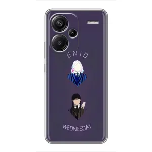 Чехлы Венсдей на Xiaomi Redmi Note 13 Pro Plus Уэнсдей (AlphaPrint) (Уэнздей и подруга)