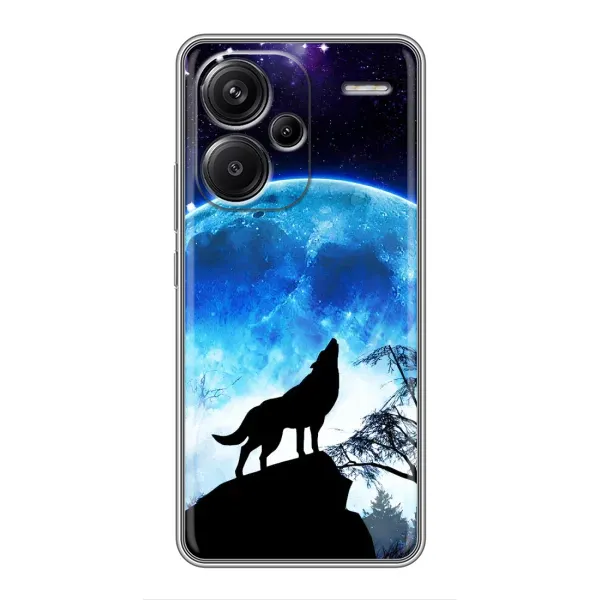 Чехол с принтом «Волк на луну» для Xiaomi Redmi Note 13 Pro Plus Чехол с принтом «Волк на луну» для Xiaomi Redmi Note 13 Pro Plus