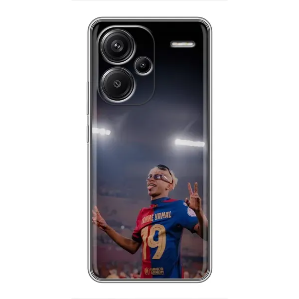 Чохол з принтом «Ямаль на стадіоні» для Xiaomi Redmi Note 13 Pro Plus