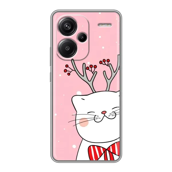 Чехол с принтом «Зимний кот» для Xiaomi Redmi Note 13 Pro Plus