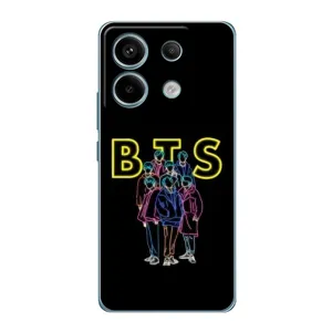 Чехлы BTS для Xiaomi Redmi Note 13 Pro (4G) (AlphaPrint) (BTS стайл)