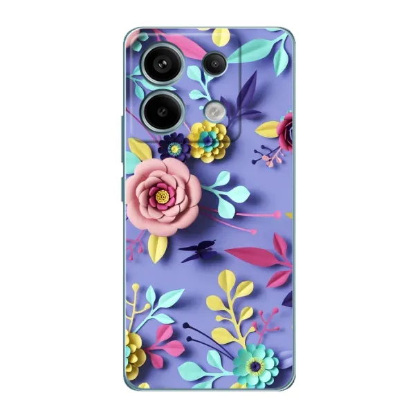 Чехол с принтом «Цветочный дизайн» для Xiaomi Redmi Note 13 Pro