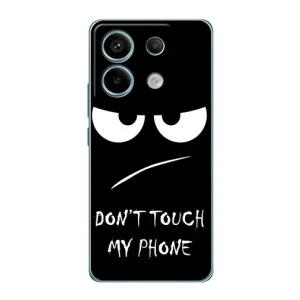 Чехол для Редми Нот 13 Про (4G) - (AlphaPrint) с печатью (ТОП продаж) (Dont Touch)
