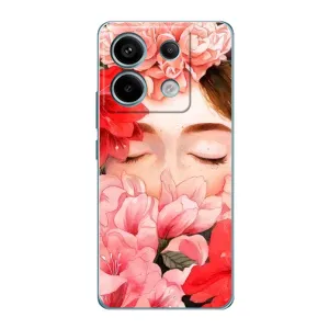 Чехлы (ART) Цветы на Xiaomi Redmi Note 13 Pro (VPrint) (Очі в квітах)