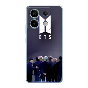 Чехлы BTS для Xiaomi Redmi Note 13 Pro (4G) (AlphaPrint) (Группа BTS)