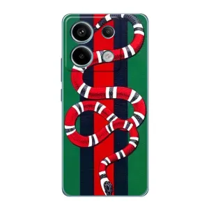 Чехлы ГУЧЧИ для Редми Нот 13 Про (4G) (AlphaPrint) (Gucci змия)