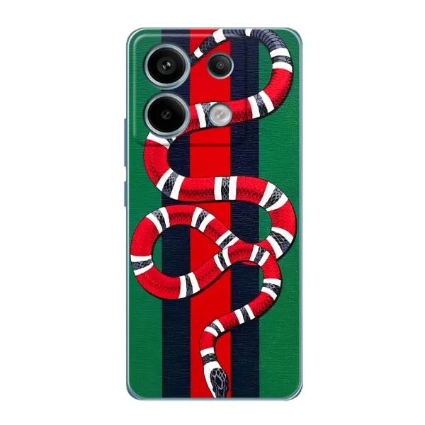 Чехол с принтом «Gucci змия» для Xiaomi Redmi Note 13 Pro Чехол с принтом «Gucci змия» для Xiaomi Redmi Note 13 Pro