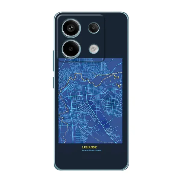 Чохол з принтом «Луганськ» для Xiaomi Redmi Note 13 Pro