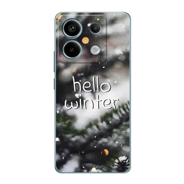 Чехол с принтом «Hello winter» для Xiaomi Redmi Note 13 Pro Чехол с принтом «Hello winter» для Xiaomi Redmi Note 13 Pro