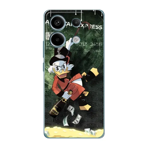Чехол с принтом «Карточка Скруджа» для Xiaomi Redmi Note 13 Pro