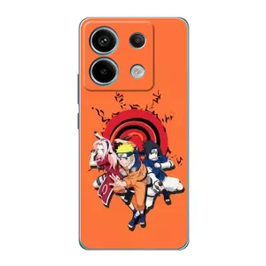 Naruto Anime Чехлы для Редми Нот 13 Про (4G) (AlphaPrint) (команда Наруто)