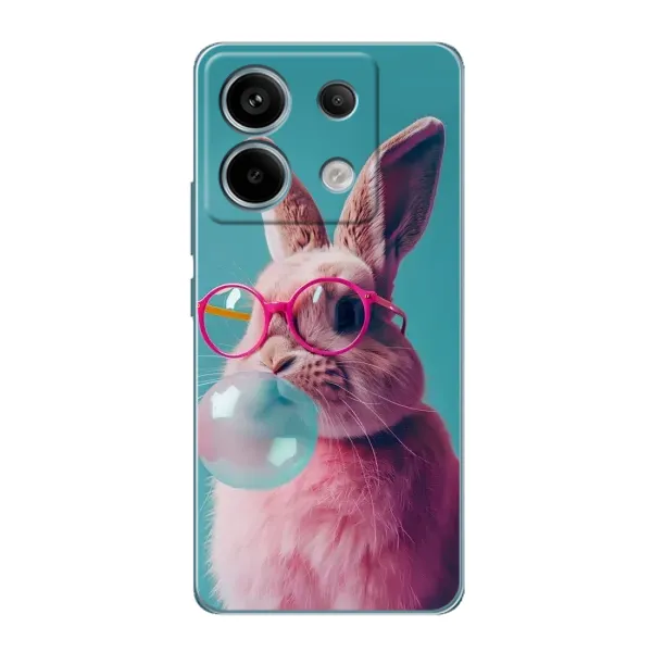 Чехол с принтом «Кролик в очках» для Xiaomi Redmi Note 13 Pro Чехол с принтом «Кролик в очках» для Xiaomi Redmi Note 13 Pro