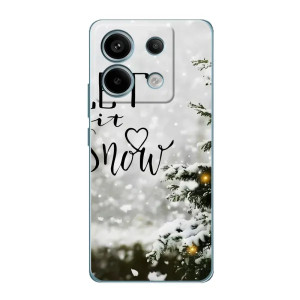Чехол с принтом «Let it snow» для Xiaomi Redmi Note 13 Pro Чехол с принтом «Let it snow» для Xiaomi Redmi Note 13 Pro