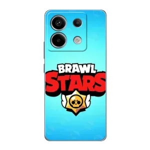 Чехлы Brawl Stars для Xiaomi Redmi Note 13 Pro (4G) (AlphaPrint) (Лого Бравл Старс)