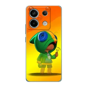 Чехол для Xiaomi Redmi Note 13 Pro Бравл Старс (VPrint) (Мальчик Леон)