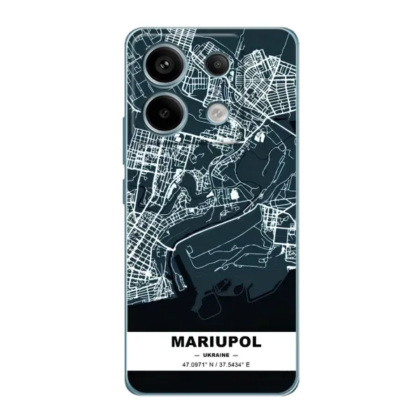 Чохол з принтом «Маріуполь» для Xiaomi Redmi Note 13 Pro