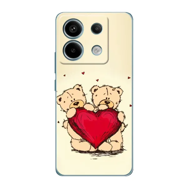Чохол з принтом «Медвежата» для Xiaomi Redmi Note 13 Pro Чохол з принтом «Медвежата» для Xiaomi Redmi Note 13 Pro