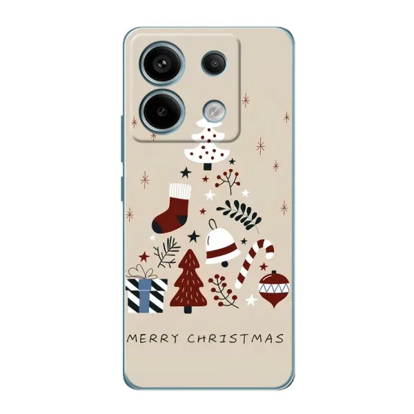 Чохол з принтом «Merry Christmas» для Xiaomi Redmi Note 13 Pro