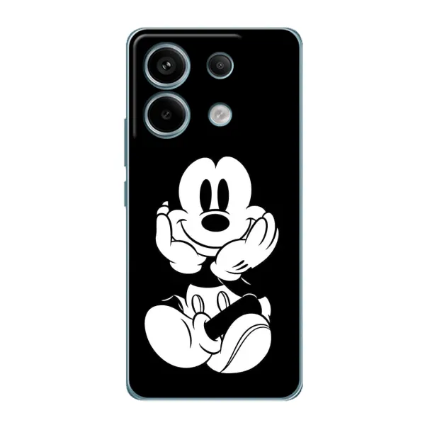 Чохол з принтом «Маус на чорному» для Xiaomi Redmi Note 13 Pro