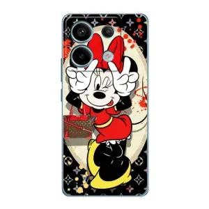 Чехол Disney Mouse Xiaomi Redmi Note 13 Pro (PREMIUMPrint) (Минни peace)