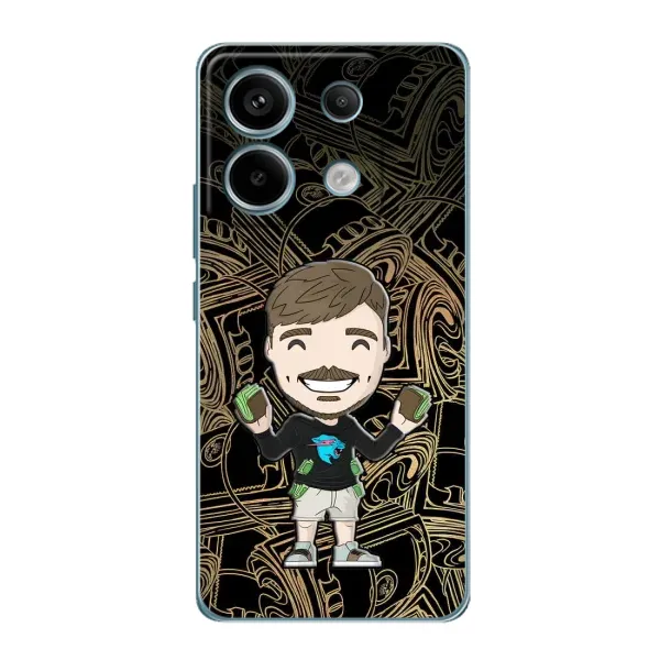 Чохол з принтом «Mister Beast» для Xiaomi Redmi Note 13 Pro