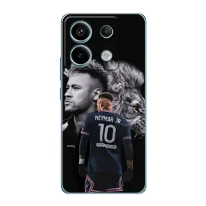 Чехол Неймар для Xiaomi Redmi Note 13 Pro (4G) (AlphaPrint) (Неймар Лев)