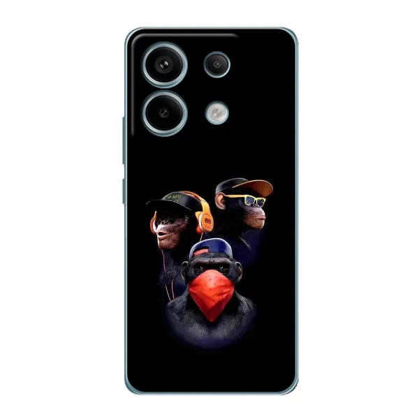 Чехол с принтом «Три обезьяны» для Xiaomi Redmi Note 13 Pro Чехол с принтом «Три обезьяны» для Xiaomi Redmi Note 13 Pro