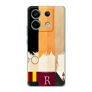 Чехлы с Гарри Поттером для Xiaomi Redmi Note 13 Pro (AlphaPrint) (обложка Гарри Поттера)
