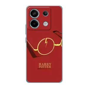 Чехлы с Гарри Поттером для Xiaomi Redmi Note 13 Pro (AlphaPrint) (очки Гарри)