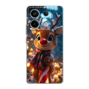 Чехол с принтом «Олень с шарфом» для Xiaomi Redmi Note 13 Pro