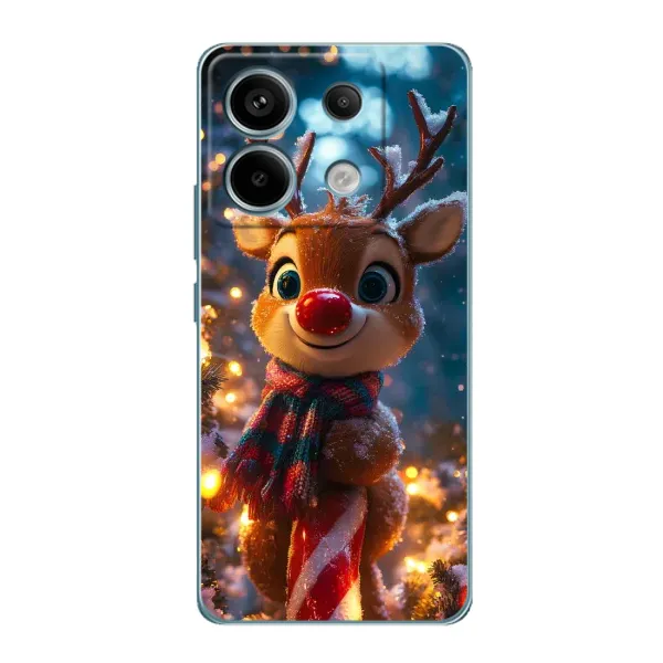Чехол с принтом «Олень с шарфом» для Xiaomi Redmi Note 13 Pro
