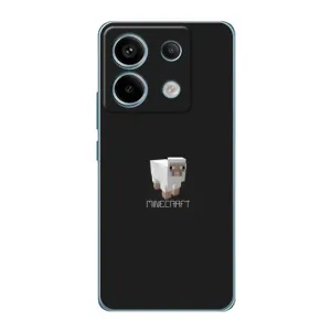 Чохол Майнкрафт на Xiaomi Redmi Note 13 Pro (4G) (AlphaPrint) Minecraft (Овечка Майнкрафт)