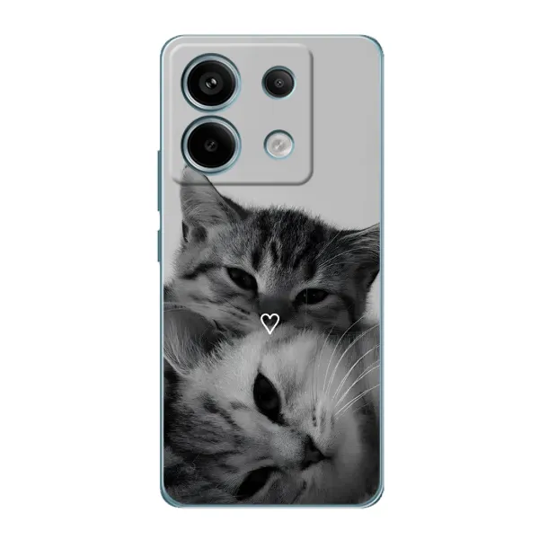 Чехол с принтом «Пара котов» для Xiaomi Redmi Note 13 Pro