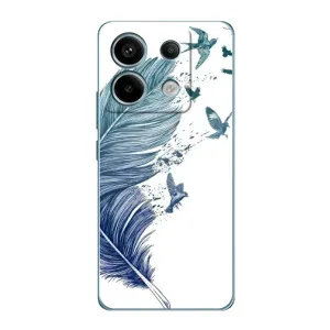 Чехол с картинкой (Стильные) для Редми Нот 13 Про (4G) - (AlphaPrint) (Перышко)