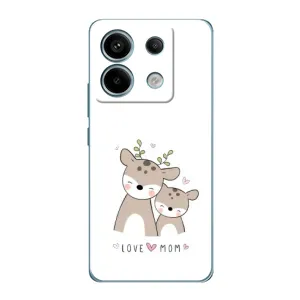 Чохли для мами на Xiaomi Redmi Note 13 Pro (Оленята мама і малюк)