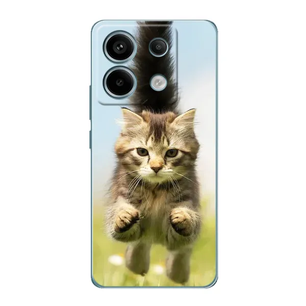Чехол с принтом «Прыжок кота» для Xiaomi Redmi Note 13 Pro