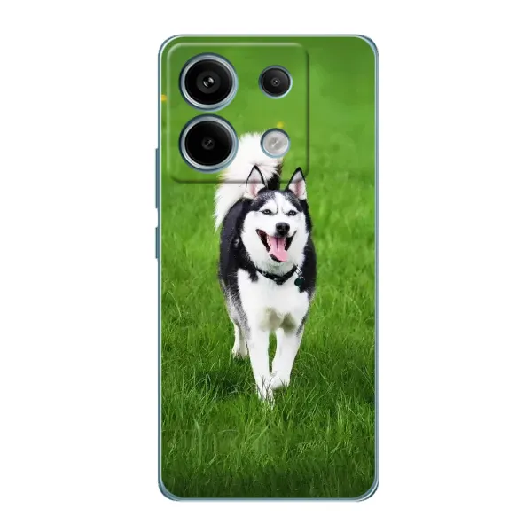 Чехол с принтом «Радостный Хаски» для Xiaomi Redmi Note 13 Pro
