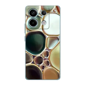 Мраморный чехол на Xiaomi Redmi Note 13 Pro (4G) (VPrint) (Радужный Мрамор)