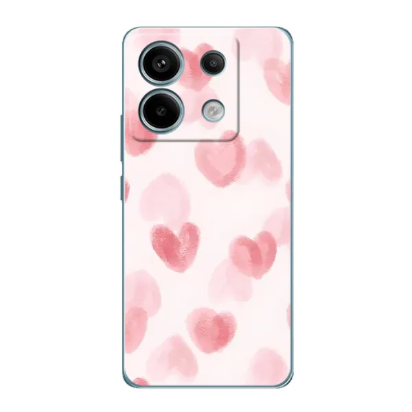 Чехол с принтом «Розовые сердечки» для Xiaomi Redmi Note 13 Pro