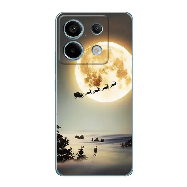 Чехол с принтом «Санта на луне» для Xiaomi Redmi Note 13 Pro Чехол с принтом «Санта на луне» для Xiaomi Redmi Note 13 Pro