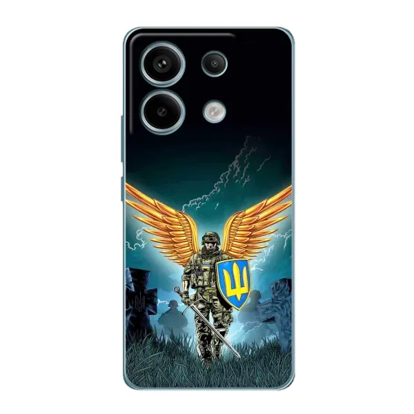 Чохол з принтом «Солдат ЗСУ» для Xiaomi Redmi Note 13 Pro Чохол з принтом «Солдат ЗСУ» для Xiaomi Redmi Note 13 Pro