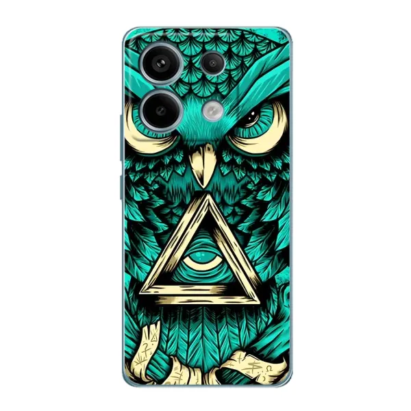 Чехол с принтом «Сова с глазом» для Xiaomi Redmi Note 13 Pro