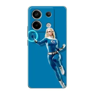 Чехол с принтом Фантастическая четверка для Xiaomi Redmi Note 13 Pro (Сью Сторм полет)
