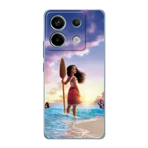 Чехол с мультфильмом Моана Xiaomi Redmi Note 13 Pro (Моана с веслом)