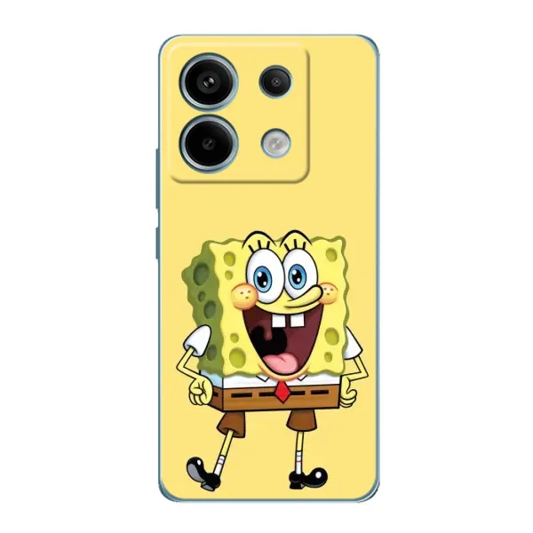 Чохол з принтом «Веселий Спанч Боб» для Xiaomi Redmi Note 13 Pro